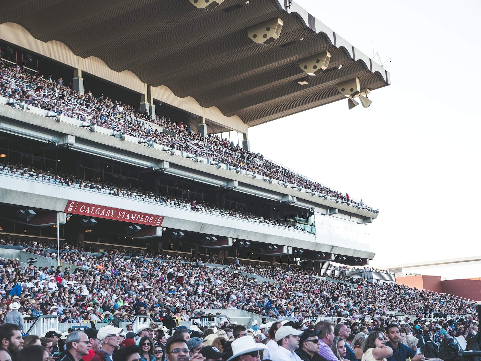 Crowds at calgary stampede